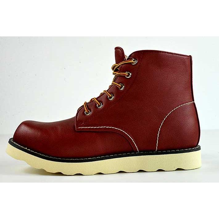 ブーツ メンズ ワークブーツ メンズ サイドジップ Pu レザー 軽量 Richard Smith レッド 赤 ブラウン 茶 1970 Y Ko シューズガレージ 通販 Yahoo ショッピング