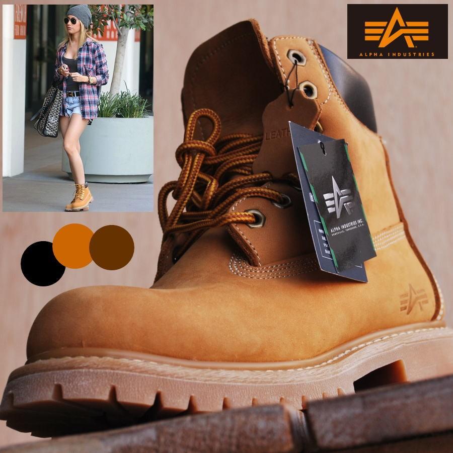 Alpha Industries アルファ インダストリーズ 本革 ワークブーツ レディース Sha Y Ko Y1105s Ren シューズガレージ 通販 Yahoo ショッピング