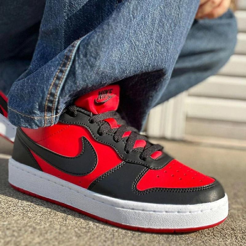 NIKE（ナイキ） ジュニア キッズ コート ボロー LOW リクラフト GS 靴