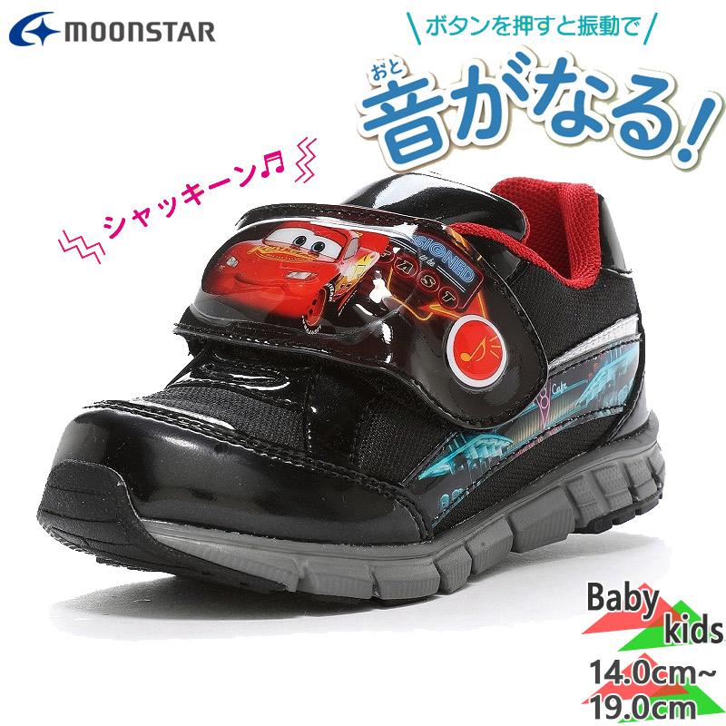 Disney（ディズニー） 音がなる ムーンスター ジュニア キッズ DN