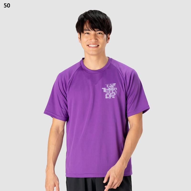 ニッタク メンズ レディース ワンポイントTシャツ 卓球 競技 ウェア 部活 練習 普段着 吸汗 速乾 ストレッチ NX-2016｜shoes-iland｜05