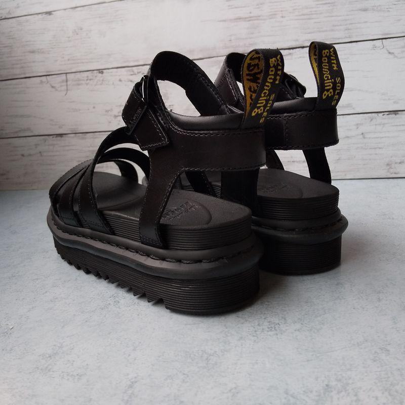 ドクターマ Dr Martens 厚底 黒 レザー ストラップ 靴 シューズ シューズ愛ランド Paypayモール店 通販 Paypayモ ドクターマーチン サンダル レディース Blaire ブレアー Black Brando ブラック 国内正規品 のベルト