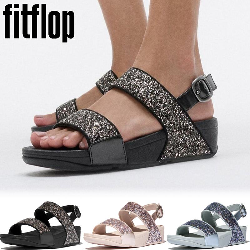 フィットフロップ レディース LULU マルチトーナル グリッター バックストラップ サンダル サンダル 靴 シューズ リゾート 旅行 華やか ブラック 黒 ブルー 青 ピンク 送料無料 fitflop JE4-C33 JE4-C34 JE4-C55 FitFlop（フィットフロップ） レディース LULU マルチトーナル