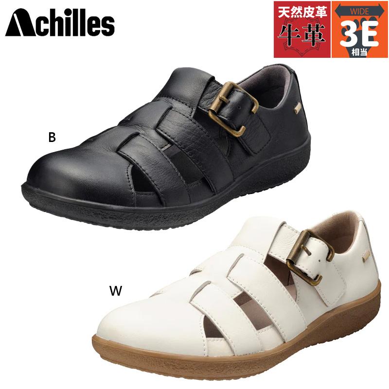 3E 幅広 ワイド アキレス ソルボ レディース C 554 靴 シューズ カジュアル おしゃれ グルカシューズ 本革 牛革 ブラック 黒 送料無料 ACHILLES SORBO ASC5540 SORBOTHANE 3E 幅広 ワイド アキレス ソルボ レディース C 554 靴
