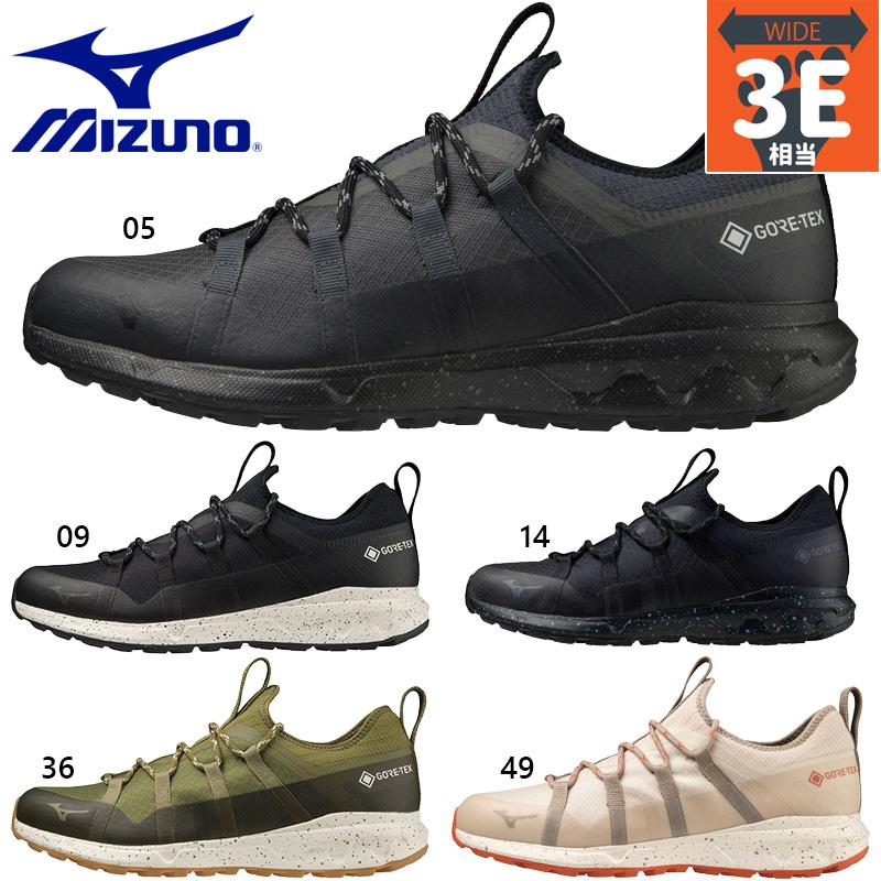 新品ミズノ24ゴアテックススニーカー防水防滑グリップ3Eワイドミズノ