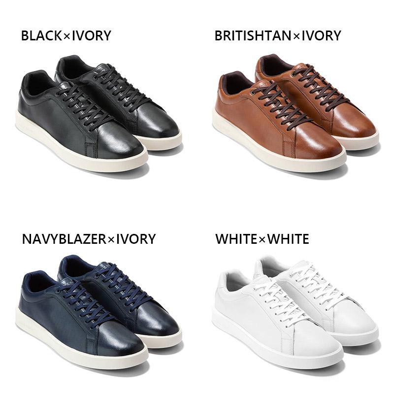 コールハーン グレー レザー スニーカー COLE HAAN コールハーン メンズ GRAND CROSSCOURT DAILY