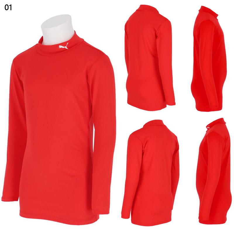 PUMA プーマ ジュニア キッズ コンプレッション モックネック LS PUMA プーマ ジュニア キッズ コンプレッション モックネック LS