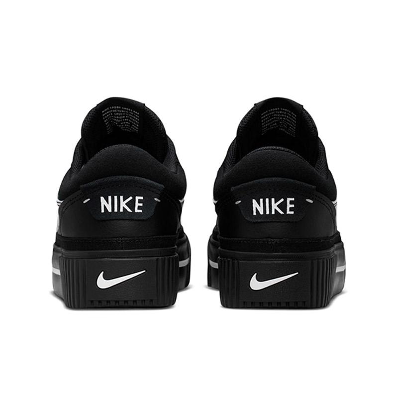 新品未使用 NIKE コートレガシーリフト 厚底スニーカー ブラック タグ付き NIKE（ナイキ） レディース コート レガシー リフト LE スニーカー 靴