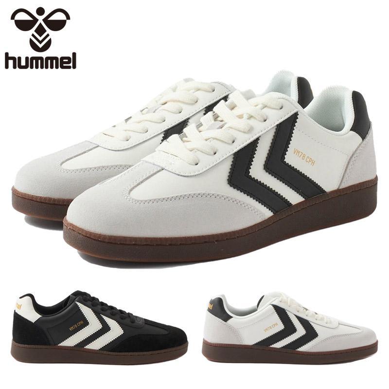 ヒュンメル メンズ レディース VM78 CPH LS スニーカー 靴 シューズ スエード ナイロン クラシック カジュアル シンプル ホワイト 白 ブラック 黒 送料無料 hummel HM230746 hummel（ヒュンメル） メンズ レディース VM78 CPH LS スニーカー 靴