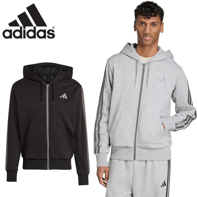 【ALBIREX×adidas】M ESS HLD FZ スウェットフーディ adidas（アディダス） メンズ レディース スウェット パーカー adidas