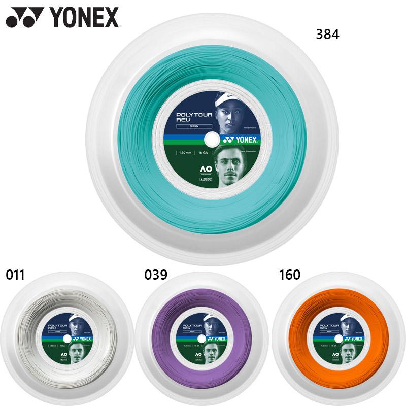 ゲージ1.30mm ヨネックス メンズ レディース ポリツアーレブ130(200m) テニス アクセサリー 競技 ガット 日本製 8角形断面 SIF製法 強力なスピン性能 ホワイト 白 オレンジ グリーン パープル 緑 紫 送料無料 YONEX PTR130R2 YONEX（ヨネックス） ゲージ1.30mm メンズ レディース ポリツアーレブ