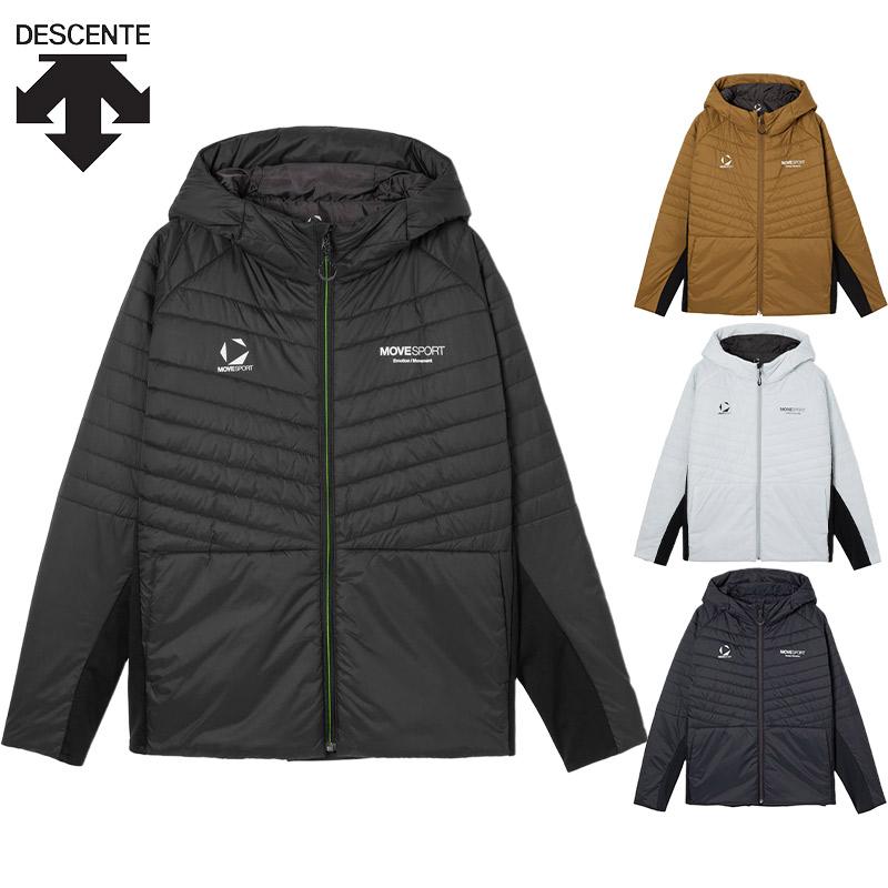 デサント メンズ THERMO ハイブリッドフーディー ムーブスポーツ アパレル アウター 長袖 ジャケット 防風 保温 吸収発熱 運動 スポーツ ブラック 黒 グレー ネイビー ブラウン 茶色 灰色 送料無料 DESCENTE ST5FJK70M DESCENTE（デサント） メンズ THERMO ハイブリッドフーディー ムーブ