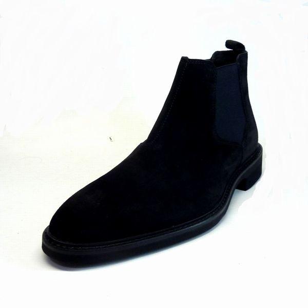 返品交換不可 マドラス 靴 アビーロード メンズ サイドゴアブーツ アビーロード 靴 メンズ Abbey Road By Madras Ab7513 ブラックスエード 本革 メンズ サイドゴアブーツ カジュアルブーツ ブーツ Savannah Osc Com