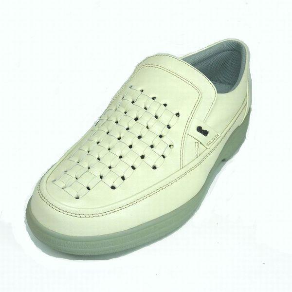 シティゴルフ City Golf マドラス GF5004 アイボリー メッシュ仕様  4E EEEE 本革  スリッポン メンズ  ビジネスシューズ