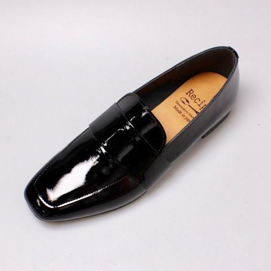 格安レシピ (Recipe) 日本製 RP-278 革靴 バンドローファー シューズ