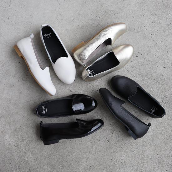 レシピ (Recipe) 日本製 革靴 ラウンドオペラシューズ RP-546 : Recipe