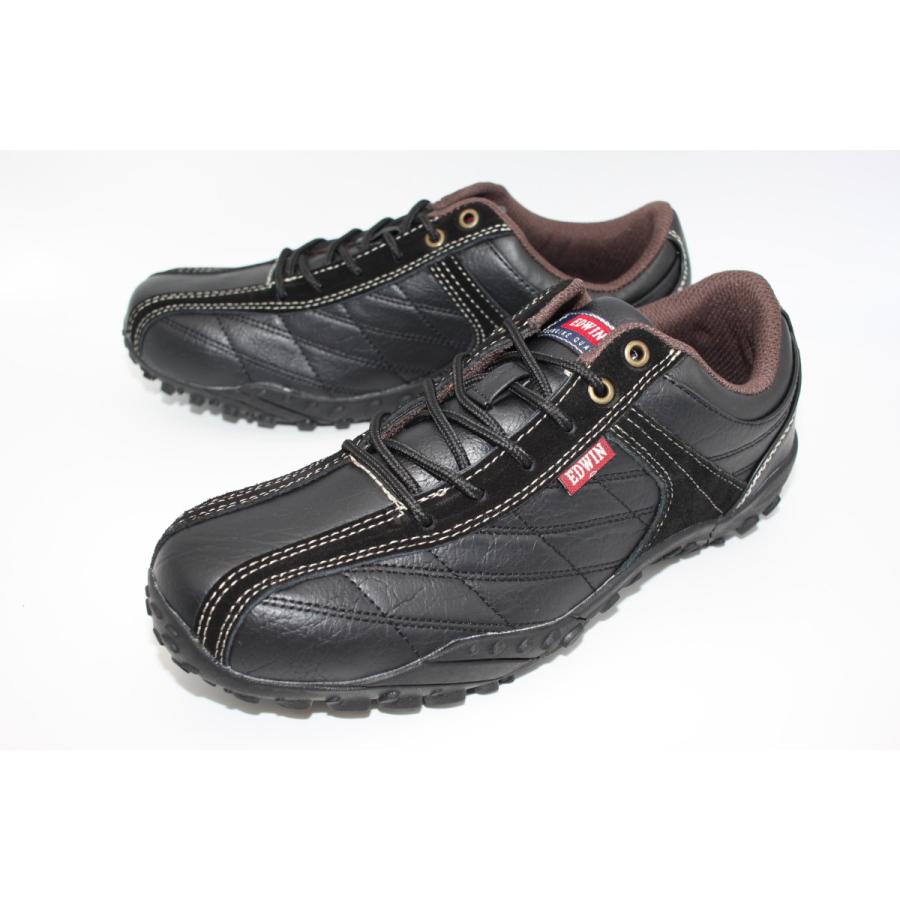 EDWIN エドウィン メンズ スニーカー EDW6100 ブラウン ブラック｜shoes-shop-anbi｜15