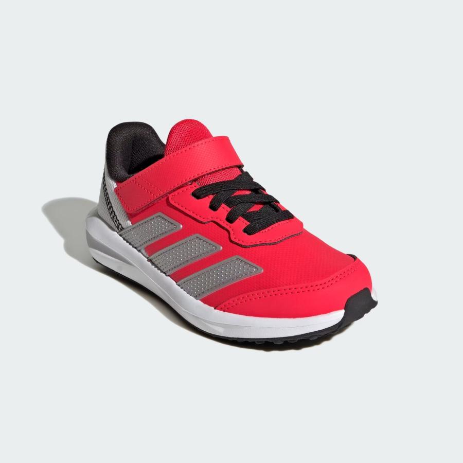 adidas FAITO EL K KJ1931 アディダス ファイト EL K kj1931キッズ ジュニア 18.0cm〜25.5ｃｍ マジックバンド レッド/シルバー 赤 RED