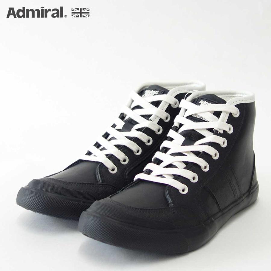 アドミラル Admiral INOMER HI WP イノマーハイ WP  SJAD 1699 ブラック ホワイト（ユニセックス） ハイカット防水スニーカー｜shoes-sinagawa