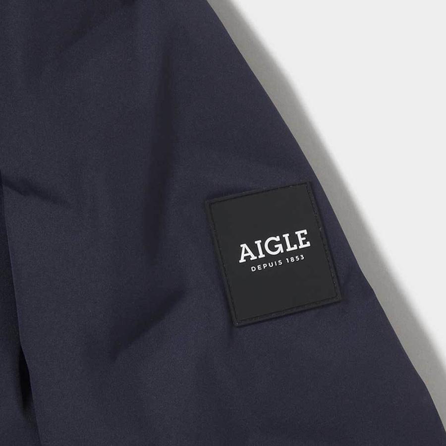 エーグル AIGLE ZBH104J 075 カラー：マリーンエーグル（メンズ）  撥水 ダブルクロス キルテッド アクティブダウンパーカ｜shoes-sinagawa｜06