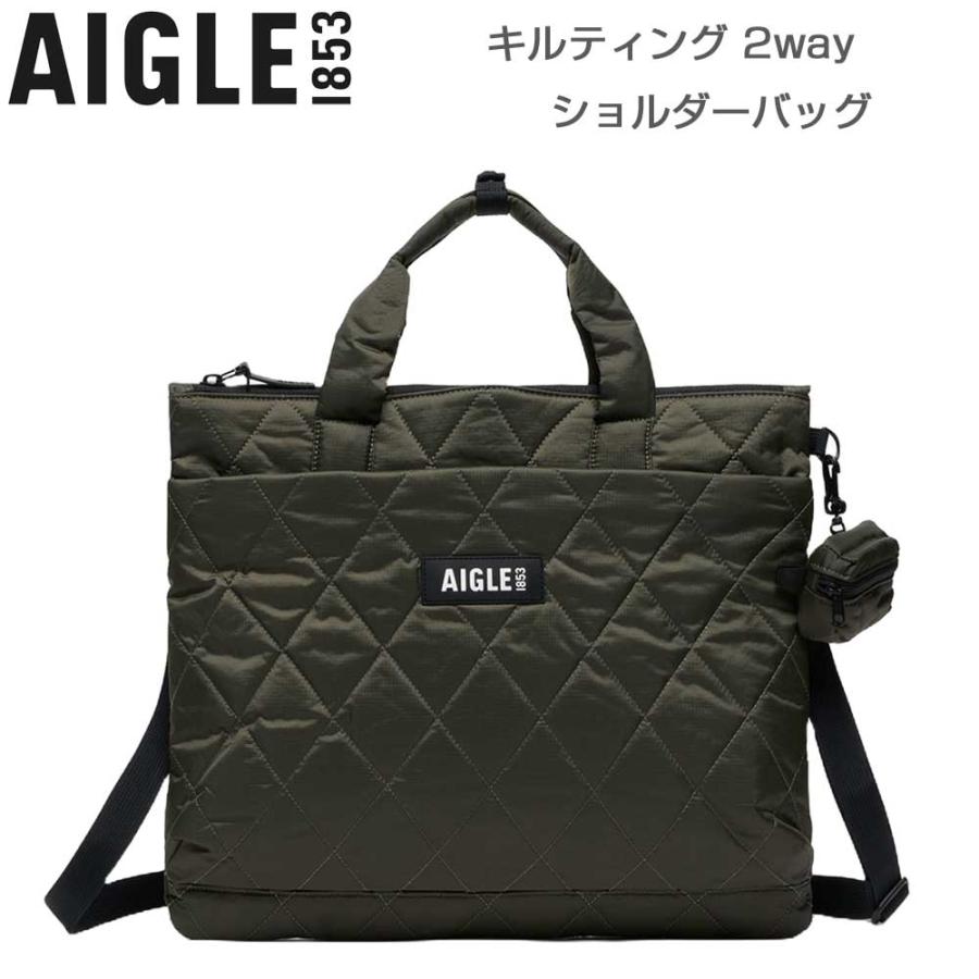 エーグル AIGLE ZNHBN13 キルティング 2wayショルダーバッグ 4L カラー 