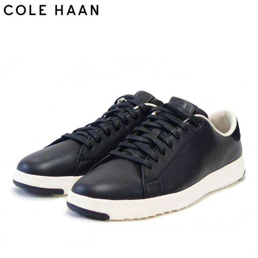 コールハーン COLE HAAN グランドプロテニス ブラック W02896 （レディース） 天然皮革 ローカット スニーカー ウォーキング ...