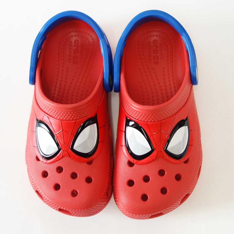 crocs クロックス FLIAM SPIDERMAN CLOG  K アイアムスパイダーマン クロッグ （キッズ）2074608c1 レッド 子供靴｜shoes-sinagawa｜08