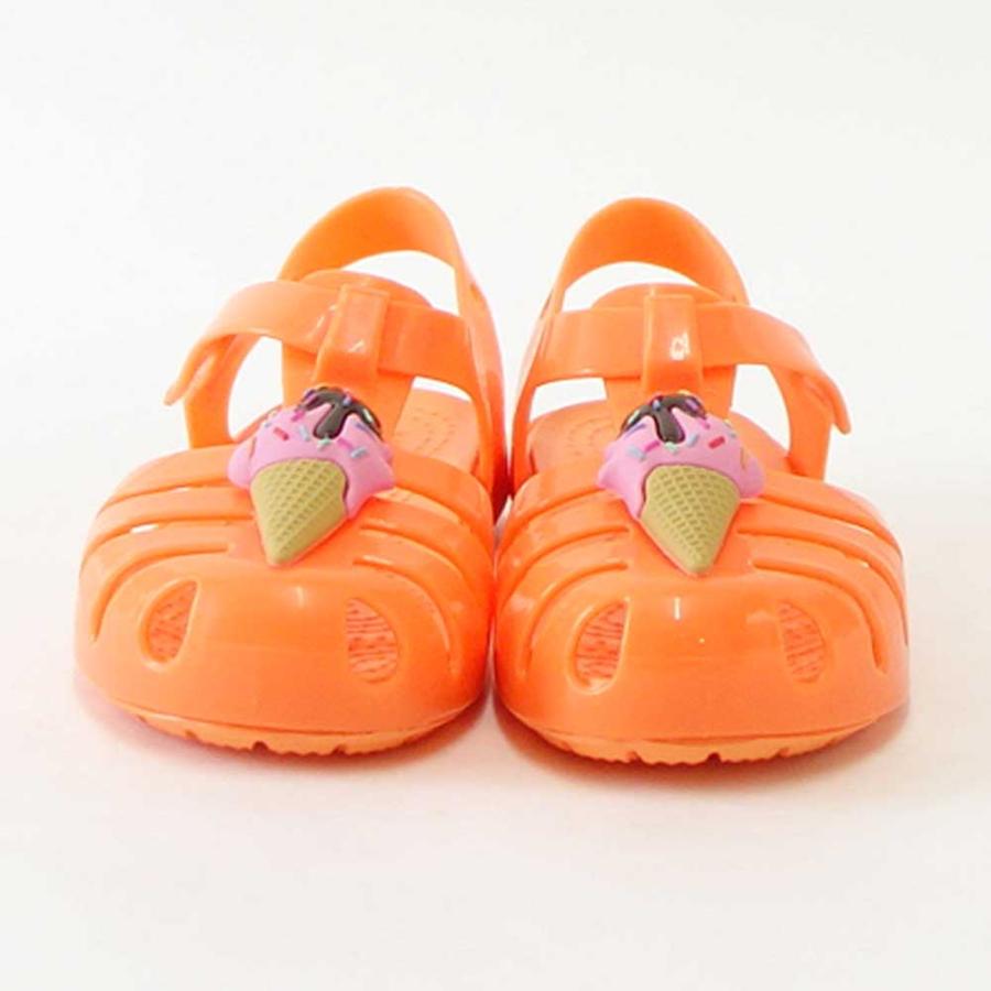 crocs クロックス Isabella Charm sandal t イザベラ チャーム サンダル T （リトルキッズ）208445 831 パーシモン｜shoes-sinagawa｜03