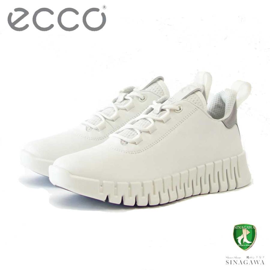 エコー ECCO GRUUV FLEXIBLE SOLE WOMEN'S SNEAKERS ホワイト