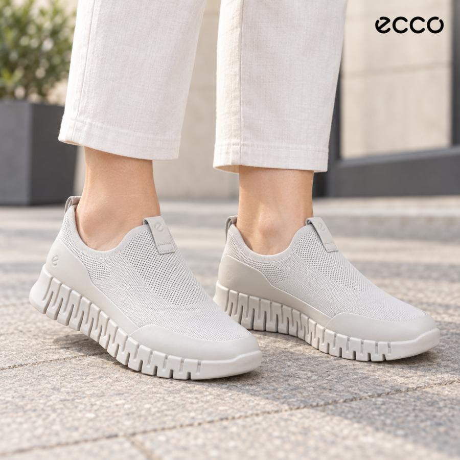 ecco（エコー） ECCO GRUUV Easy-Slip WOMEN'S SNEAKERS ベージュ