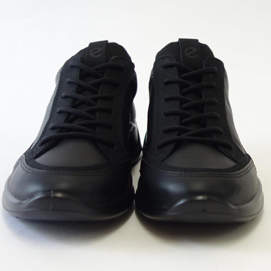 エコー CCO FLEXURE RUNNER Womens Sneaker Goretex  ブラック 292363 （レディース） 快適な履き心地のレザースニーカー  防水仕様 レースアップシューズ｜shoes-sinagawa｜03