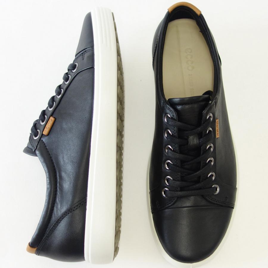 ecco エコー ECCO SOFT7 Womens Sneaker ブラック 430003 （レディース） 快適な履き心地のレザースニーカー ...