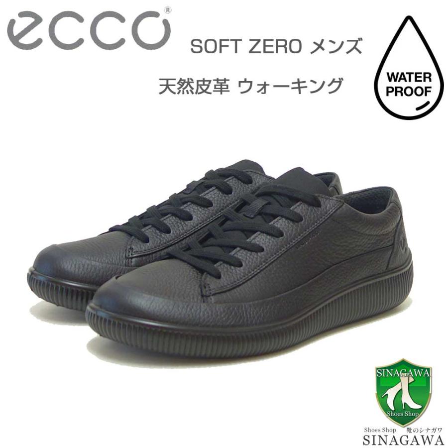 ecco（エコー） ECCO SOFT ZERO M 53777451052 ブラック 防水 LACE UP