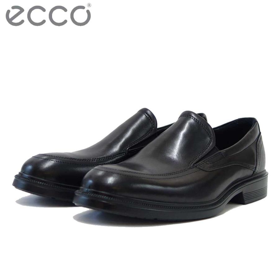 エコー Ecco ブラック メンズ 上質レザーのビジネスシューズ スリッポン Ecco bl 靴のシナガワ 通販 Yahoo ショッピング