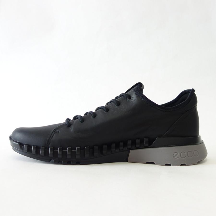 ecco（エコー） ECCO ZIPFLEX Mens Sneaker LOW Lace/Zip ブラック
