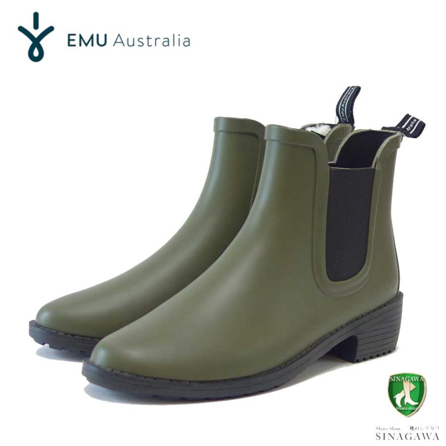 エミュー EMU W 12402 Grayson Rainboot 防水サイドゴアレインブーツ （レディース） カラー：ブラック  「靴」 エミュー EMU W 12402 Grayson Rainboot 防水サイドゴアレインブーツ