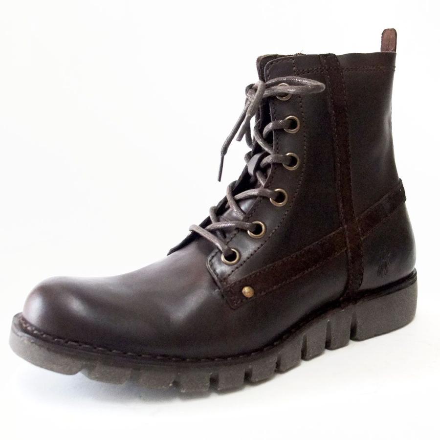 ポルトガル製レースアップブーツフライロンドン FLY LONDON 210837