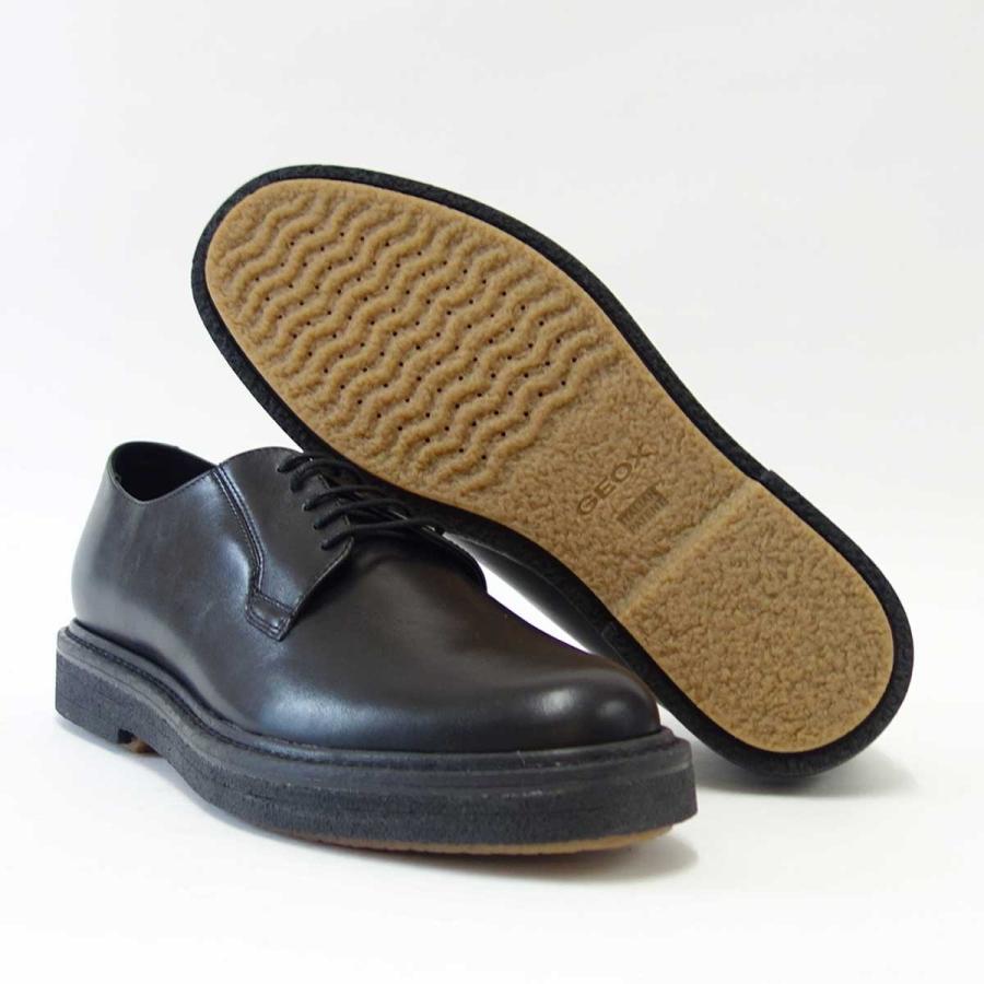 ジェオックス Geox U 947zb ブラック メンズ スムースレザー ラバーソールのレースアップシューズ Geox 947zbbl 靴のシナガワ 通販 Yahoo ショッピング