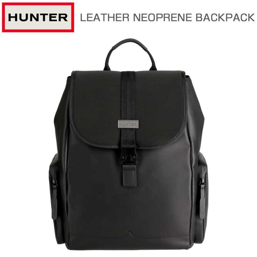ハンター HUNTER UBB5524LHR BLK レザー ネオプレン バックパック