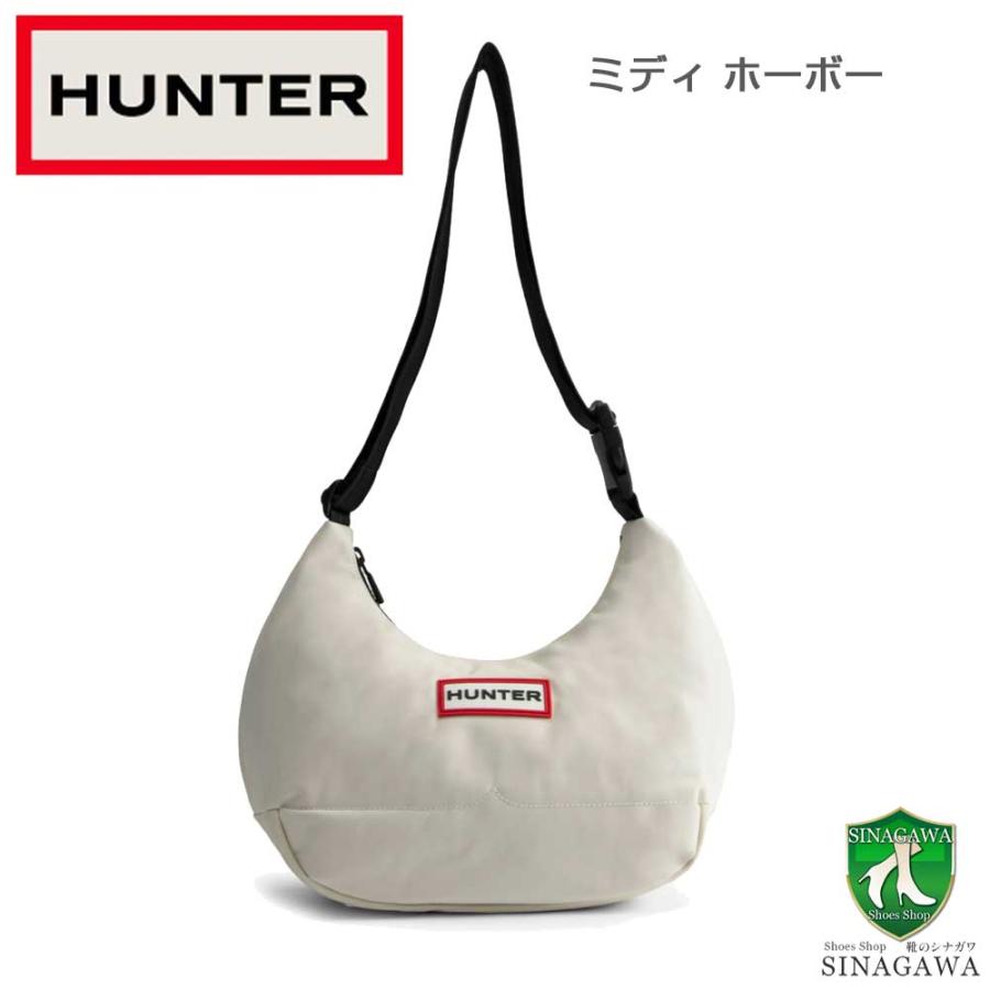 ハンター HUNTER UBS3601KBM ナイロン ミディ ホーボー (カラー ハンター HUNTER UBS3601KBM ナイロン ミディ ホーボー (カラー