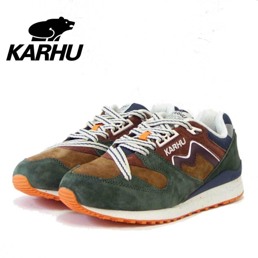 カルフ KARHU 802665 シンクロンクラシック カラー：タイム / ビターチョコレート（ユニセックス） レザースニーカー  :karhu-802665:靴のシナガワ - 通販 - Yahoo!ショッピング