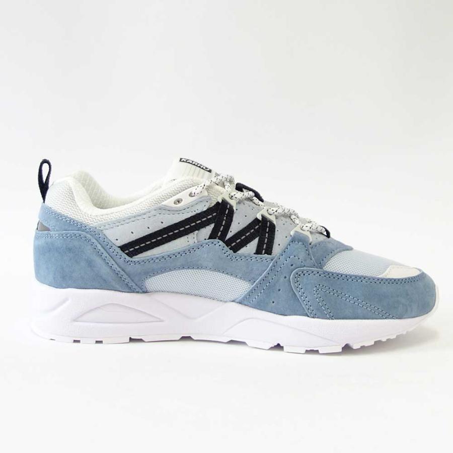 カルフ KARHU 804148 FUSION 2.0（フュージョン） カラー：Ashley Blue / Jet Black （ユニセックス）  レザースニーカー レディース ウォーキング｜shoes-sinagawa｜07