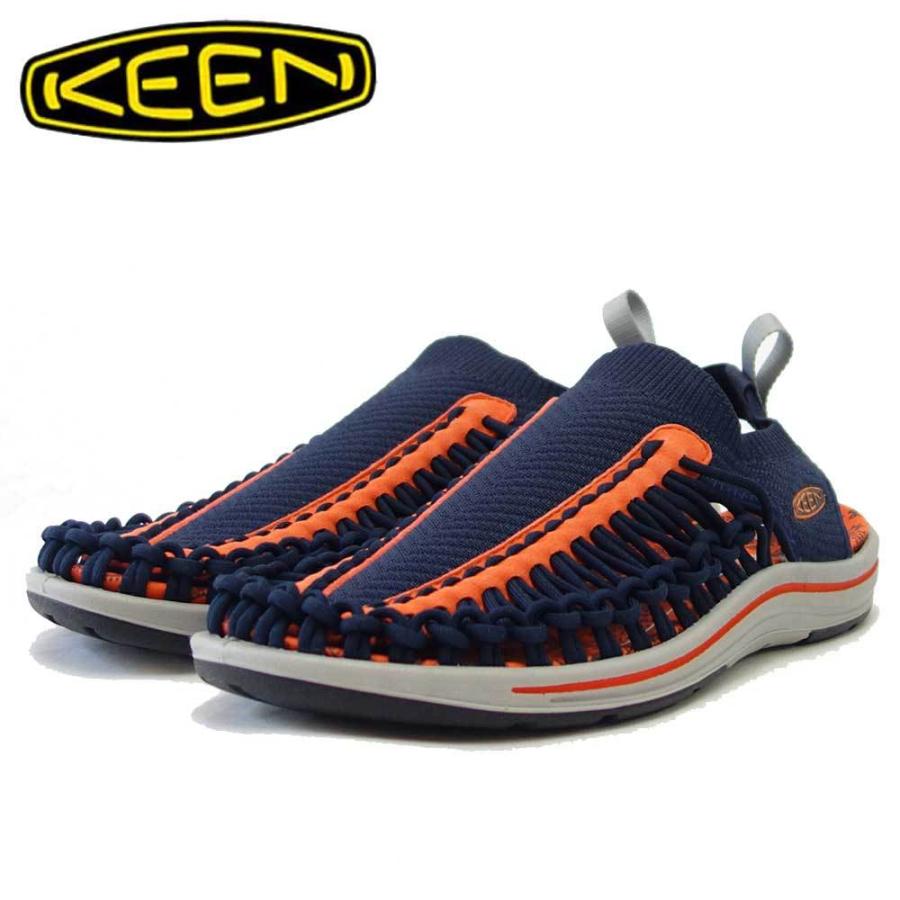 Keen キーン Uneek Evo ユニーク エヴォ メンズ カラー Dark Night Orange Paisley Keen 靴のシナガワ 通販 Yahoo ショッピング