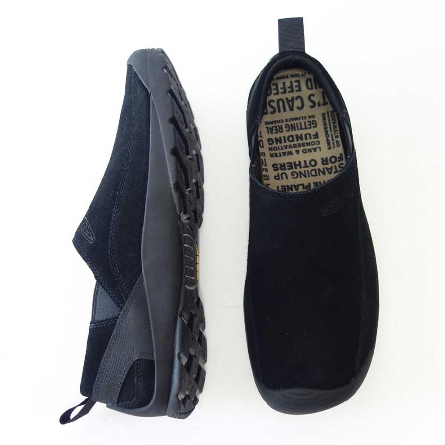 KEEN キーン JASPER SLIP-ON ジャスパー スリップオン スニーカー  1027881（メンズ）カラー：Black アウトドアスニーカー ウォーキングシューズ  スエード｜shoes-sinagawa｜04