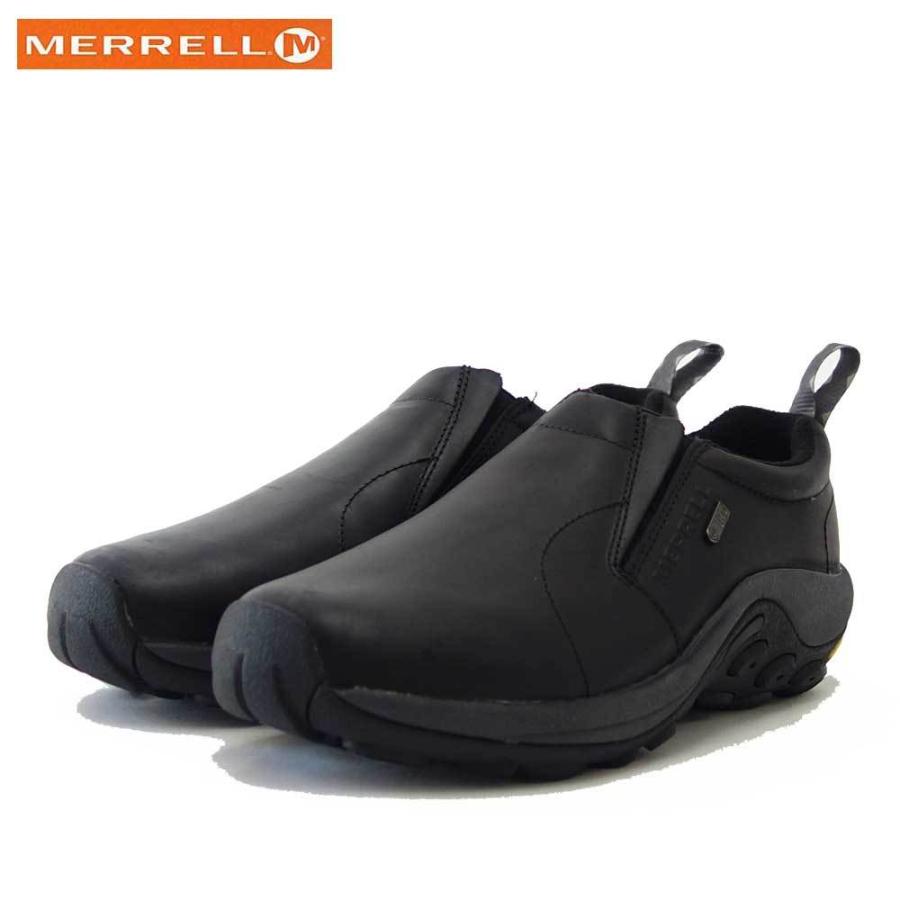 メレル Merrell ジャングル モック レザー ウォータープルーフ アイスプラス メンズ ブラック レザースニーカー スリッポン 防水 防滑ソール Merrell 靴のシナガワ 通販 Yahoo ショッピング