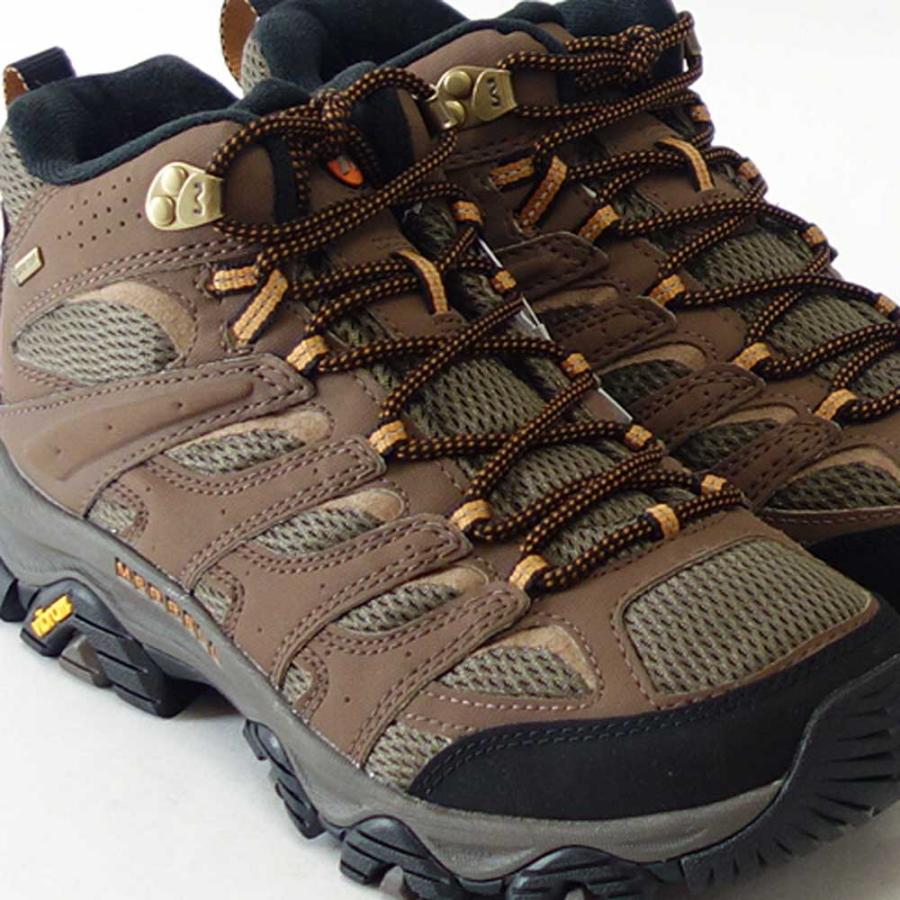 メレル MERRELL （メンズ）モアブ 3 シンセティック ミッド ゴアテックス  500253w 幅広 カラー：アース  完全防水 アウトドア ウォーキング ハイキング｜shoes-sinagawa｜12