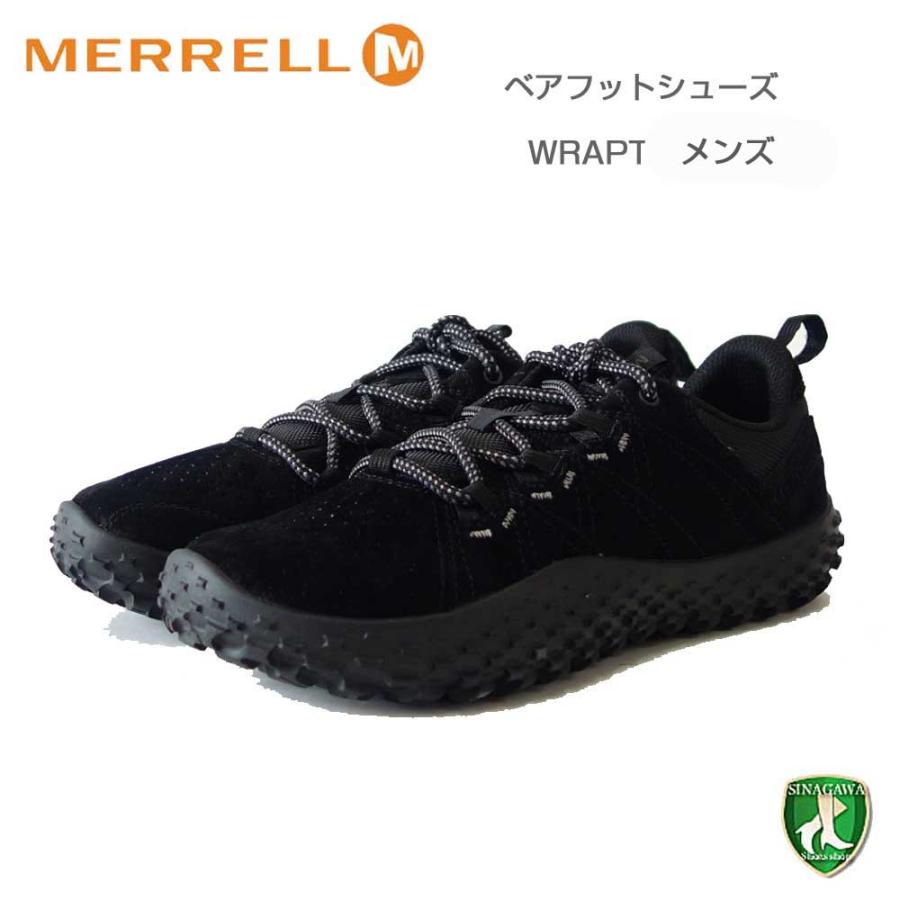 MERRELL メレル ラプト WRAPT（メンズ） M037753  ブラック  ベアフットシューズ ローカット ハイキングモデル「靴」 MERRELL（メレル） ラプト WRAPT（メンズ） M037753 ブラック