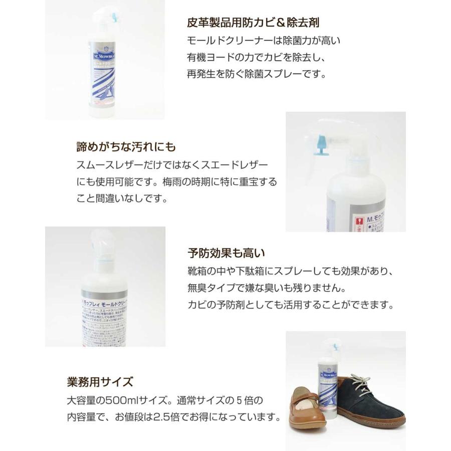 M.MOWBRAY Ｍ．モゥブレィ モウブレイ モールドクリーナー（業務用） 皮革製品用防カビ＆除去剤（日本製）