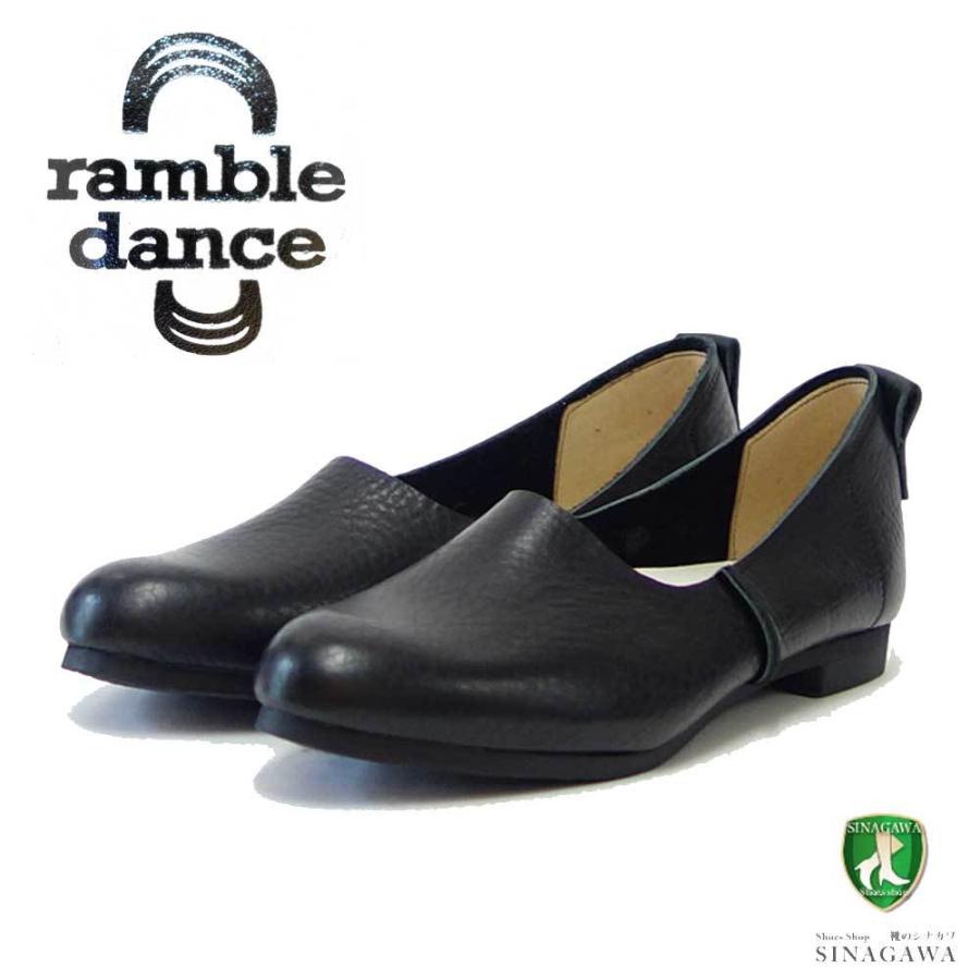 ramble dance ランブル ダンス 61373 ブラック 天然皮革 フラット パンプス カッターシューズ シュリンクレザー おしゃれ 快適 日本製 靴職人 ハンドメイド :ramble-61373bl:靴のシナガワ - 通販 - Yahoo!ショッピング
