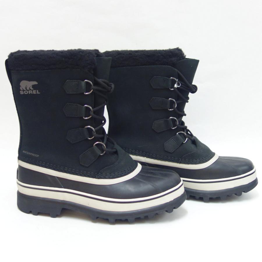 Sorel ソレル Nm1000 メンズ カリブー ブラック 防水 レザー ショートブーツ Sorel 靴のシナガワ 通販 Yahoo ショッピング